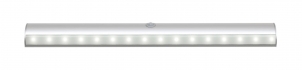 Sensorstyrd och uppladdningsbar LED-list för placering i skåp.